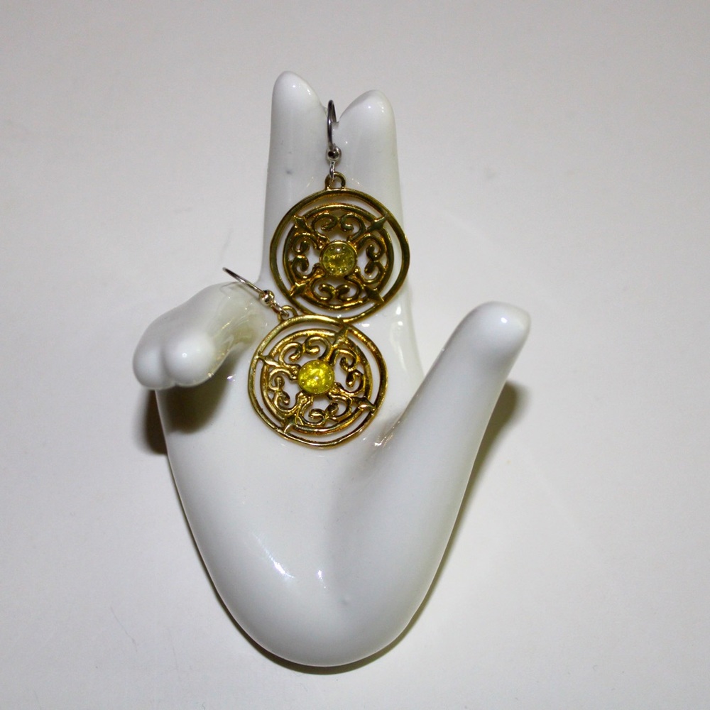 Sara Blaine Medallion Earrings